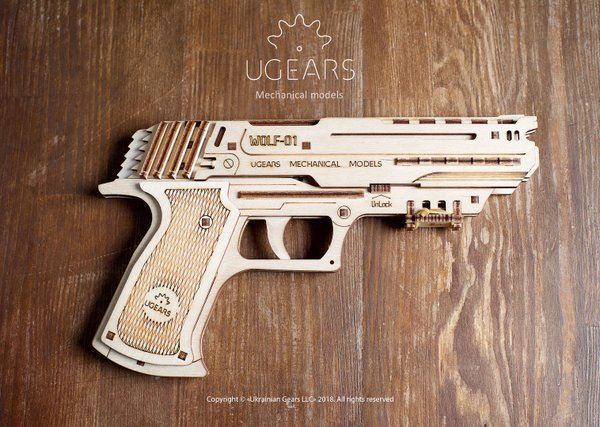 UGEARS Wolf-01 Handfeuerwaffe